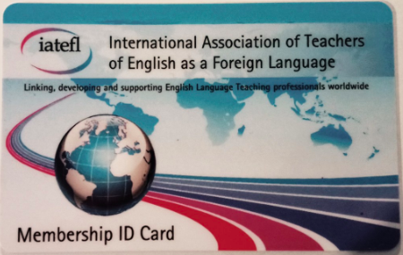 IATEFL membership ID card