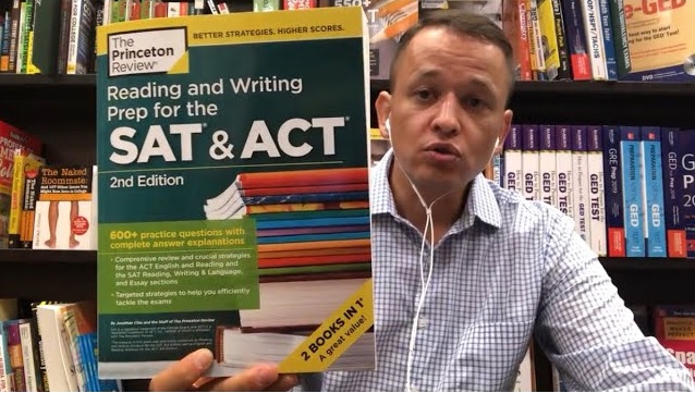 Книга SAT и ACT чтение и письмо Princeton Review